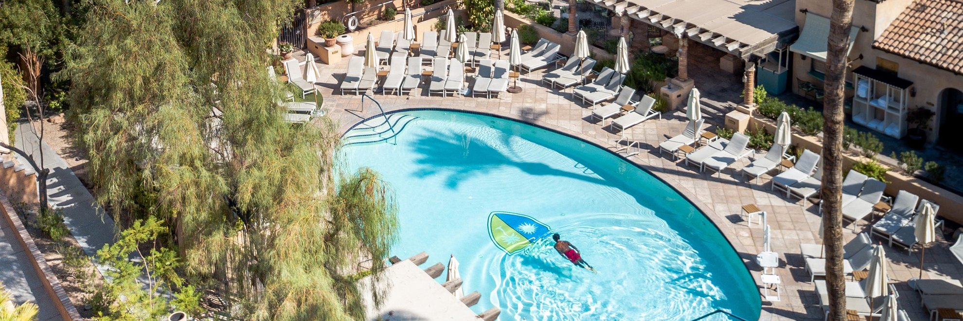 Pool Aerial Header